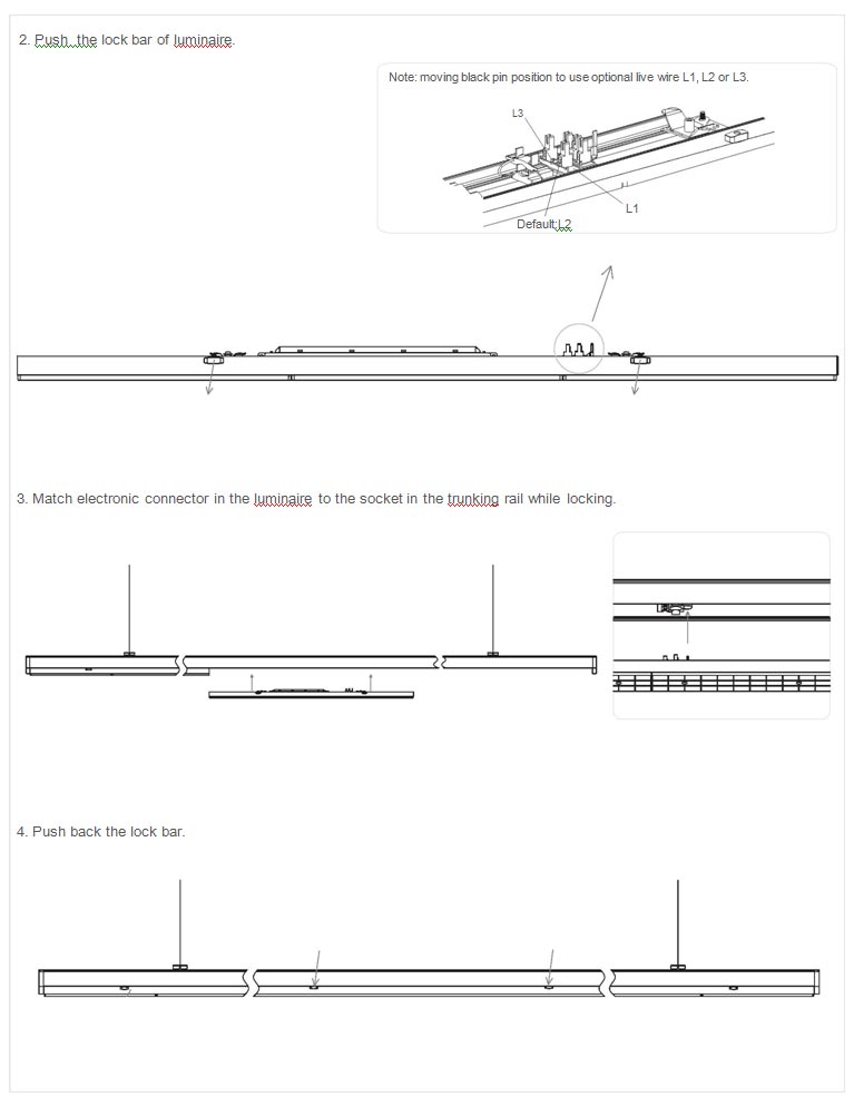 Connection Installation of LED Linear Lighting System