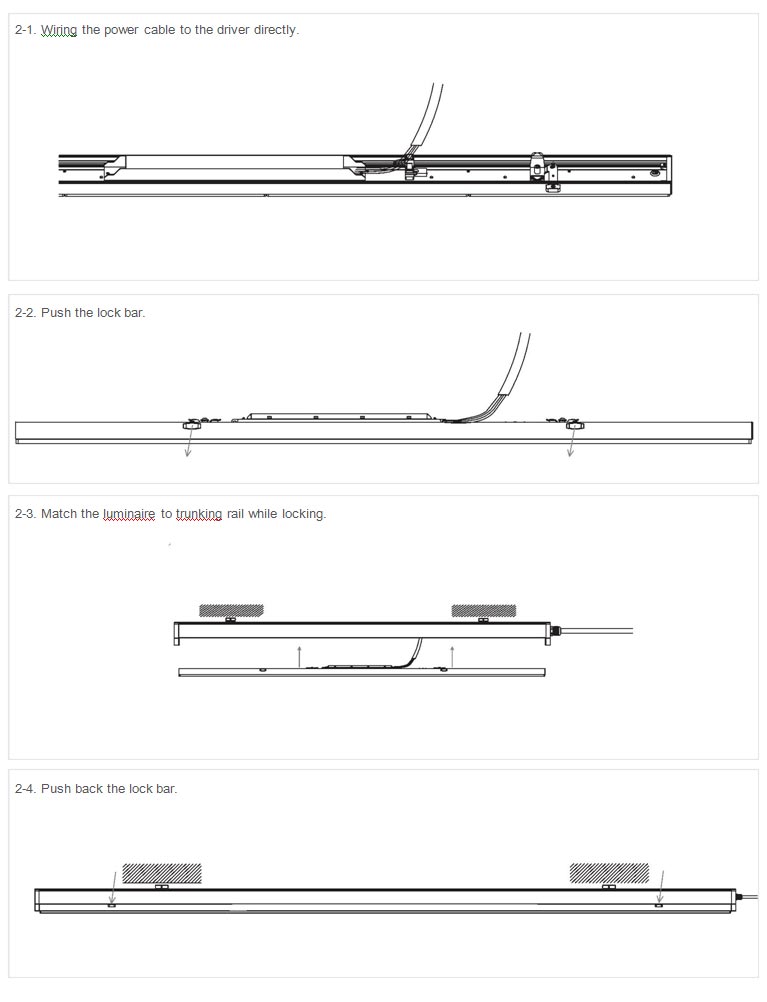 Wiring and Locking Mounted Installation of LED Trunk Single Lamps