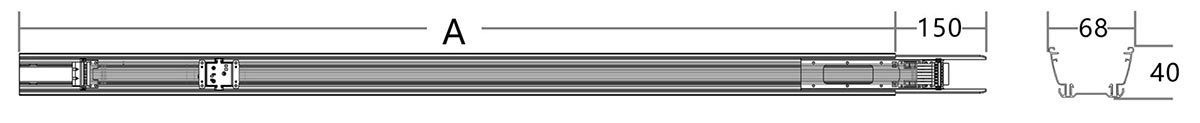 Size of LED Linear Light