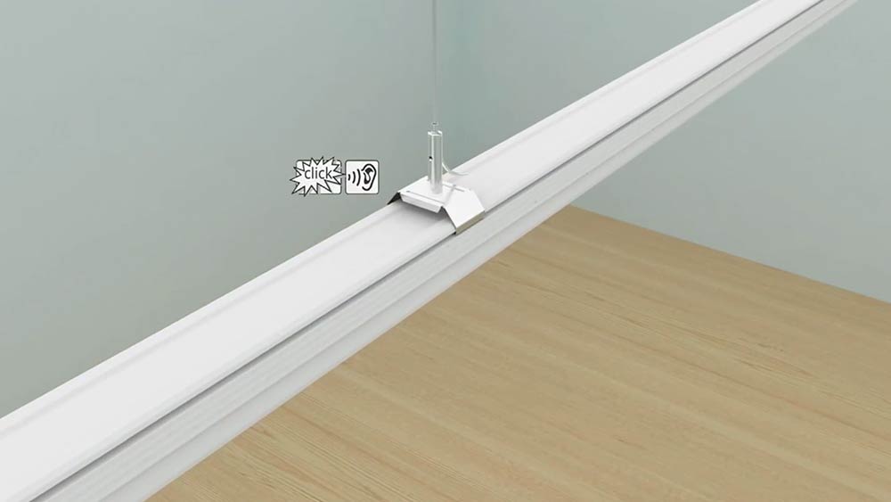 Trunking rail of led linear light