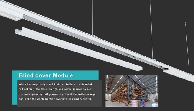 Blind Cover or Empty Cover for Linkable LED Line Lights