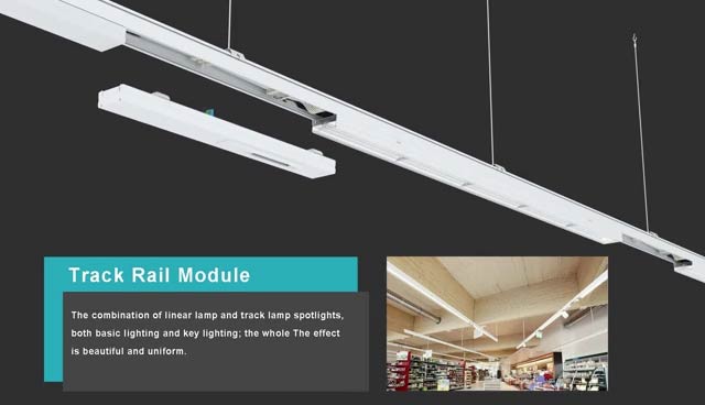 Track Rail Module for LED Track Spotlight