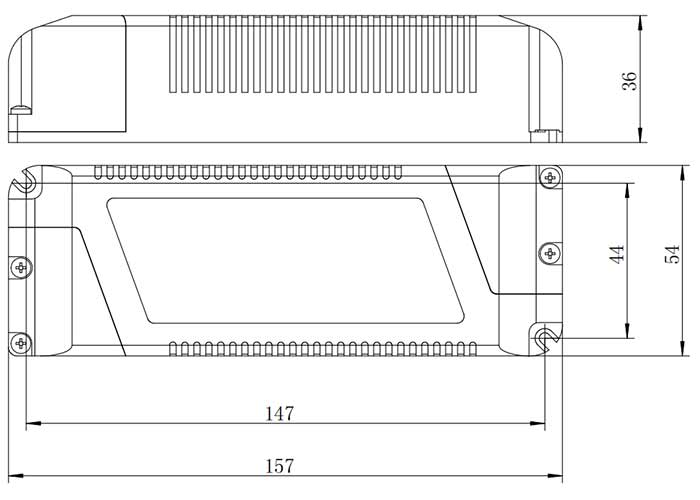 LJ 60W UL TUV CCC CE Constant Current LED Driver